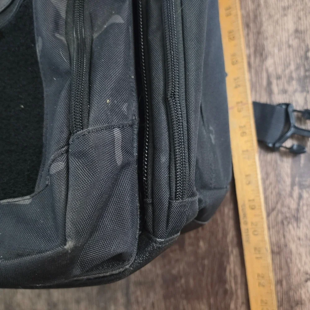 TACTICAL BABY GEAR Diaper Bag Backpack Mens Black Camo Dad Force Patch Daddy